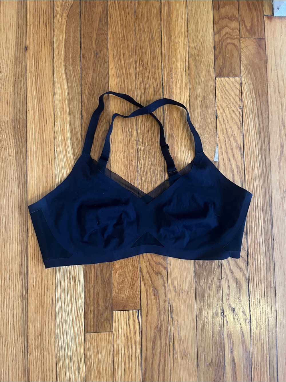 Honeylove Black Women's Crossover Bra Wireless Medium